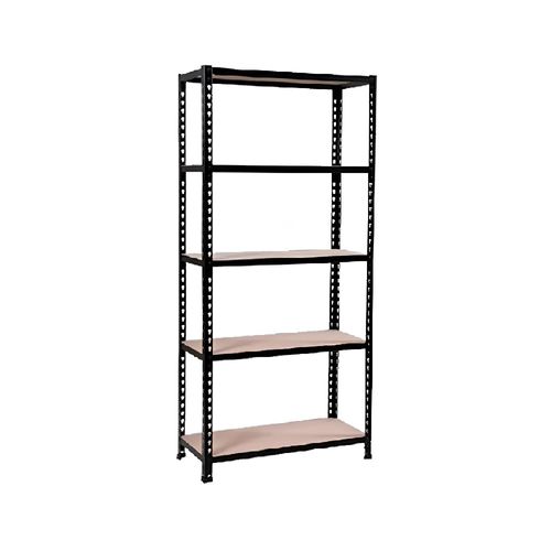 Mega Rack 5 Estantes Negro 1,80 M Sc Metalúrgica