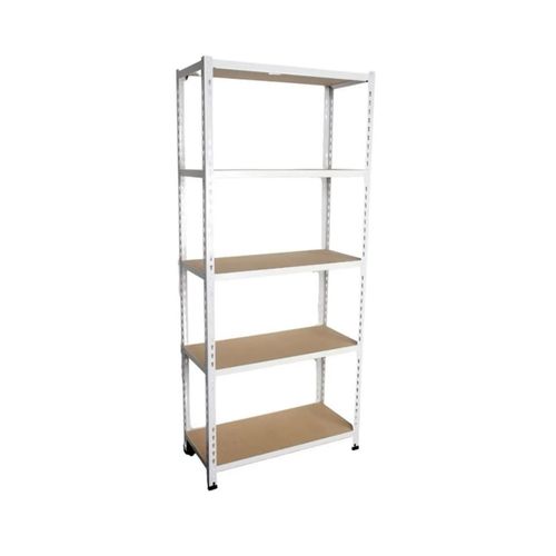 Mega Rack 5 Estantes Blanco 1,80 M Sc Metalúrgica
