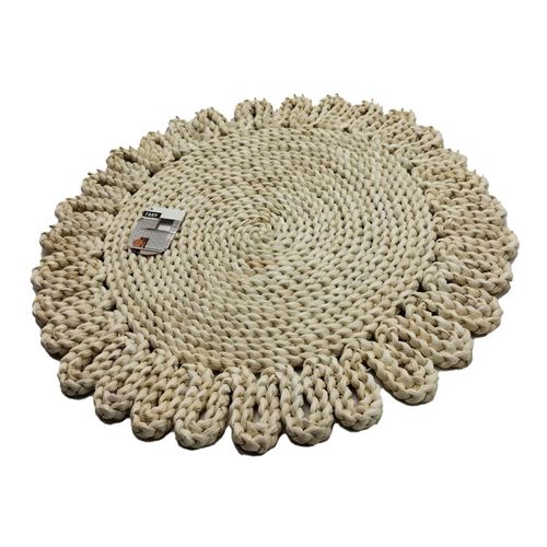 Individual Yute Blanco Ondas 38 Cm Fary Home