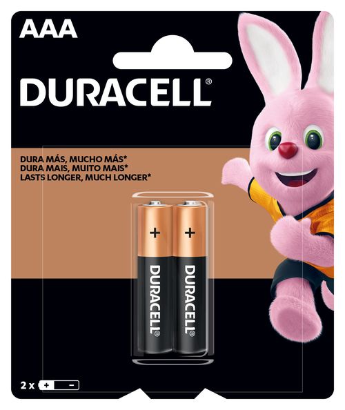 Pila Alcalina AAA X 2 Un Duracell