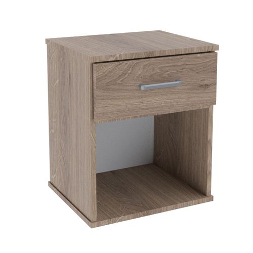 Mesa De Luz 1C  47X40X55.5 Cm Roble Denver Fiplasto