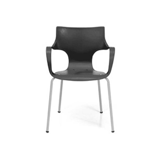 Silla Oficina Jim  82X51X58 Cm Negra/Gris Portantino