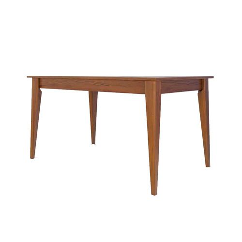Mesa 150x90x88Cm Madera Maciza Castaño Escandinava Inmacol