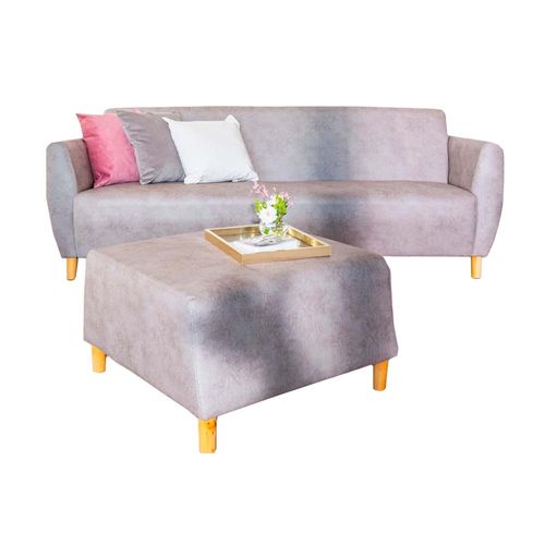 Sofa Esquinero Aero 222X80X80 Cm Gris Frontera