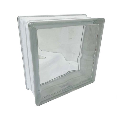ladrillo vidrio transparente 19x19x8 cm