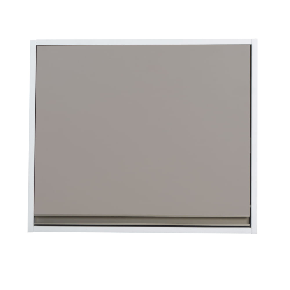 Alacena 51x60x32,3 Cm Melamina Lisa 1 Puerta Gris Arcilla Ricchezze