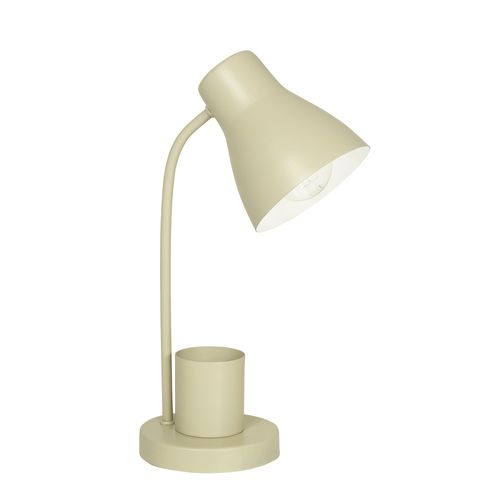 lamp escritorio c/lapicero 1l e27 beige