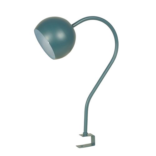 lamp escritorio c/pinza labe 1l e27 azul