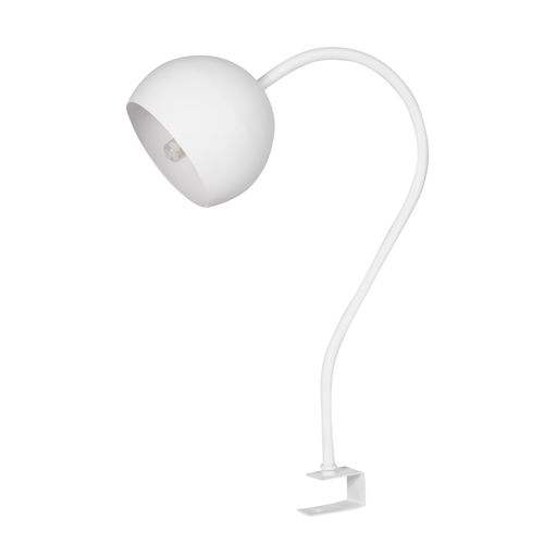 Lampara Escritorio Con Pinza Labe 1 Luz E27 Blanco Don Bell