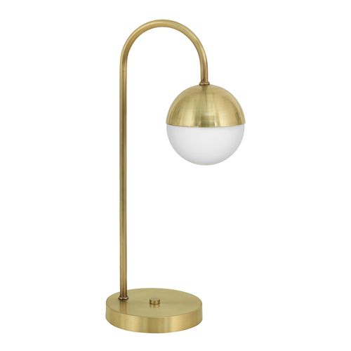 lamp escritorio perla 1l e27 bronce