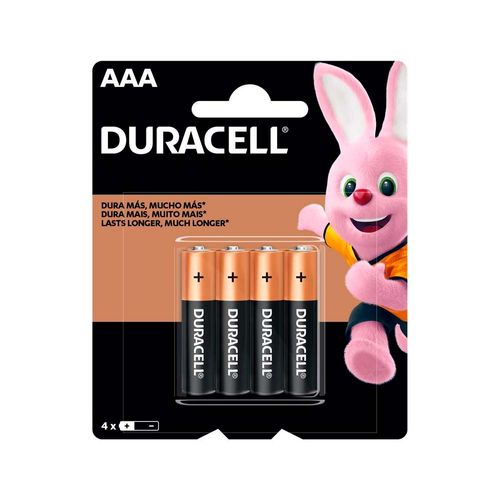 Pila AAA Alcalina Blister X 4 Un Duracell