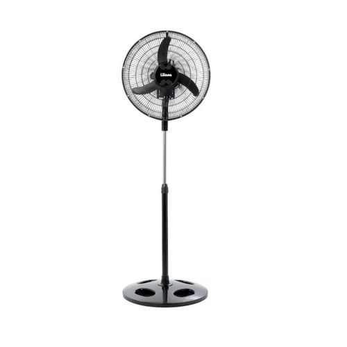 Ventilador Pie 18" Negro 75W Liliana