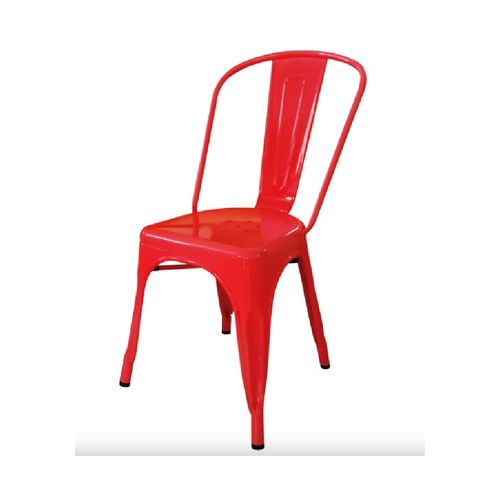 Silla Tolix 45X45X85 Cm Rojo Kuma Home