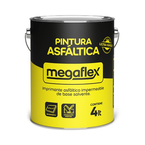 Pintura Asfáltica Premium 4 L Megaflex