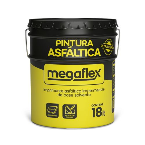 Pintura Asfáltica Premium 18 L Megaflex