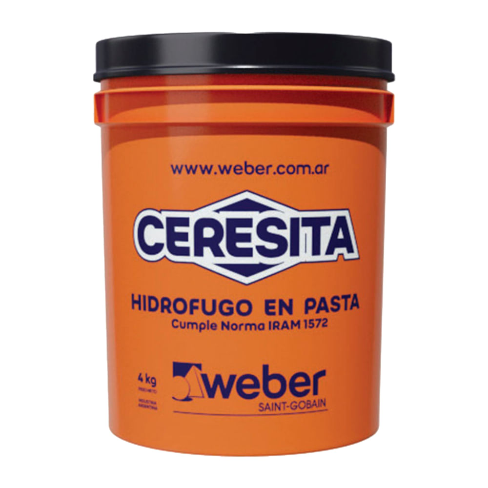 Hidrofugo en Pasta 4 Kg Weber