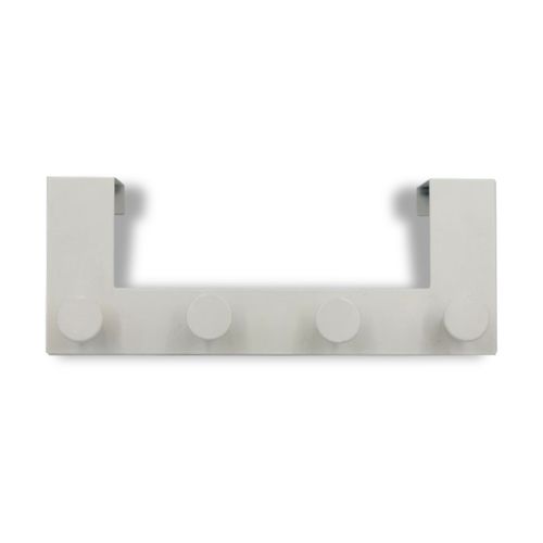 Perchero Para Puerta 4 Ganchos Blanco Deco Suka