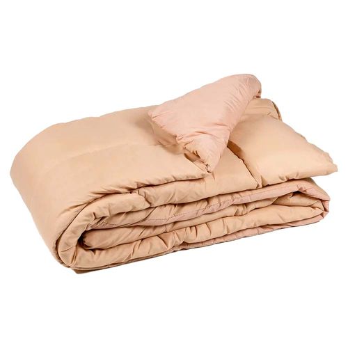 Acolchado Queen Negro-Beige 180 Gr Lantermo