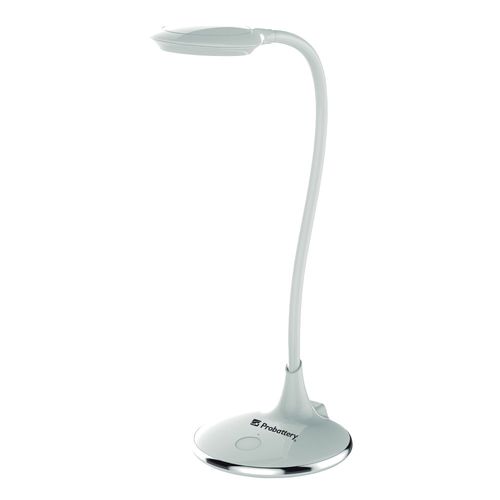 Lampara Escritorio Led Touch Recarga Usb Blanco 15 W Probattery