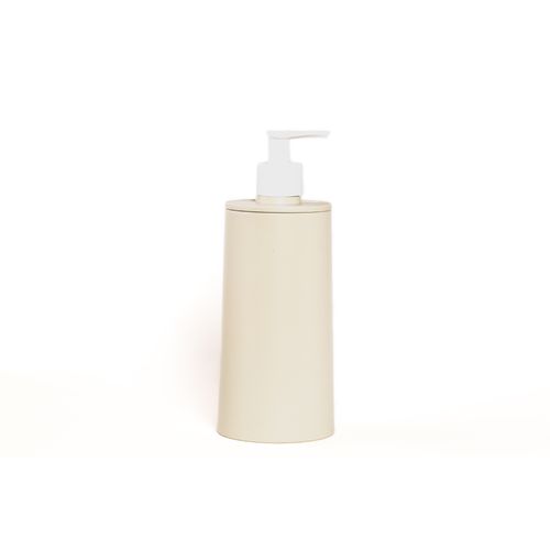 dispenser plastico acondicionador beige