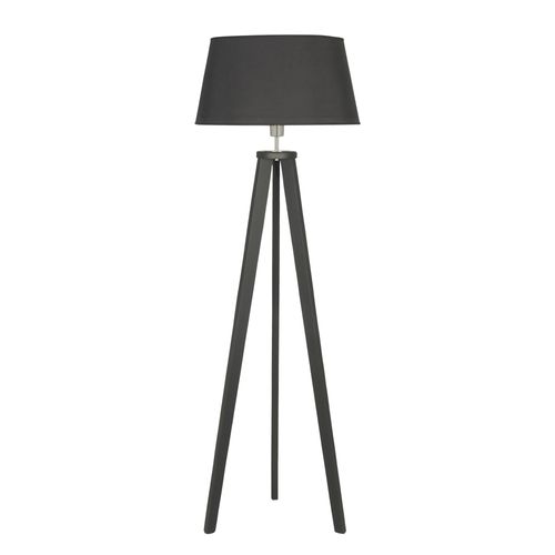 lamp. de pie tripode 1l e27 pant. negro