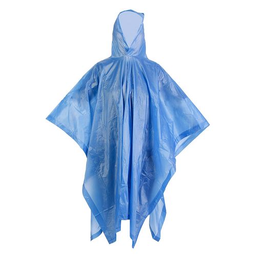 Poncho Impermeable Para Adultos Azul Alpes