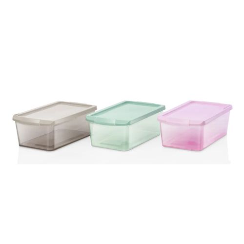 Caja Plastica Translucido 10lts surt pd
