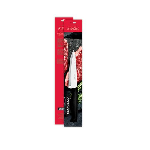 Cuchilla Universal Inoxidable + Plastico Negro 5" Simonaggio