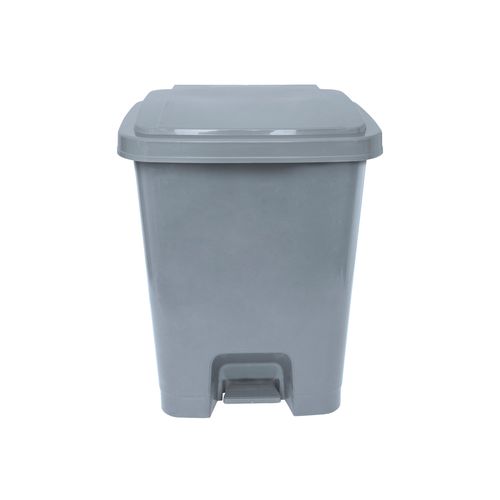 Basurero Plastico Pedal Con Ruedas 60 L Cotidiana