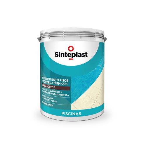 Pintura Piso Y Borde Atermico Piscina Blanco 4 L