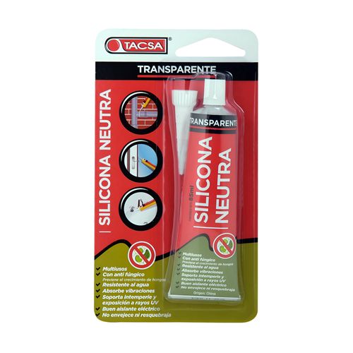 Silicona Neutra Transpar 85Ml Poco Tacs