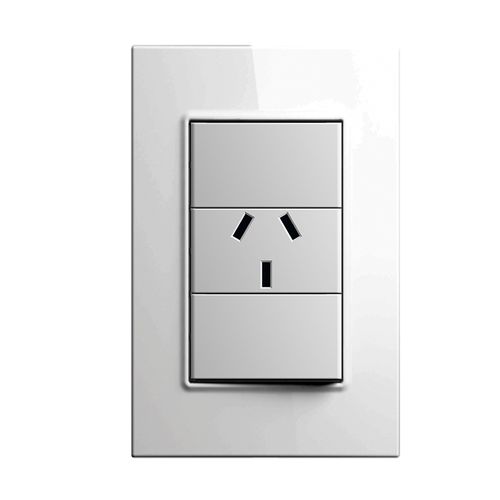Linea Armada Toma Doble 10 A blanco Teclastar