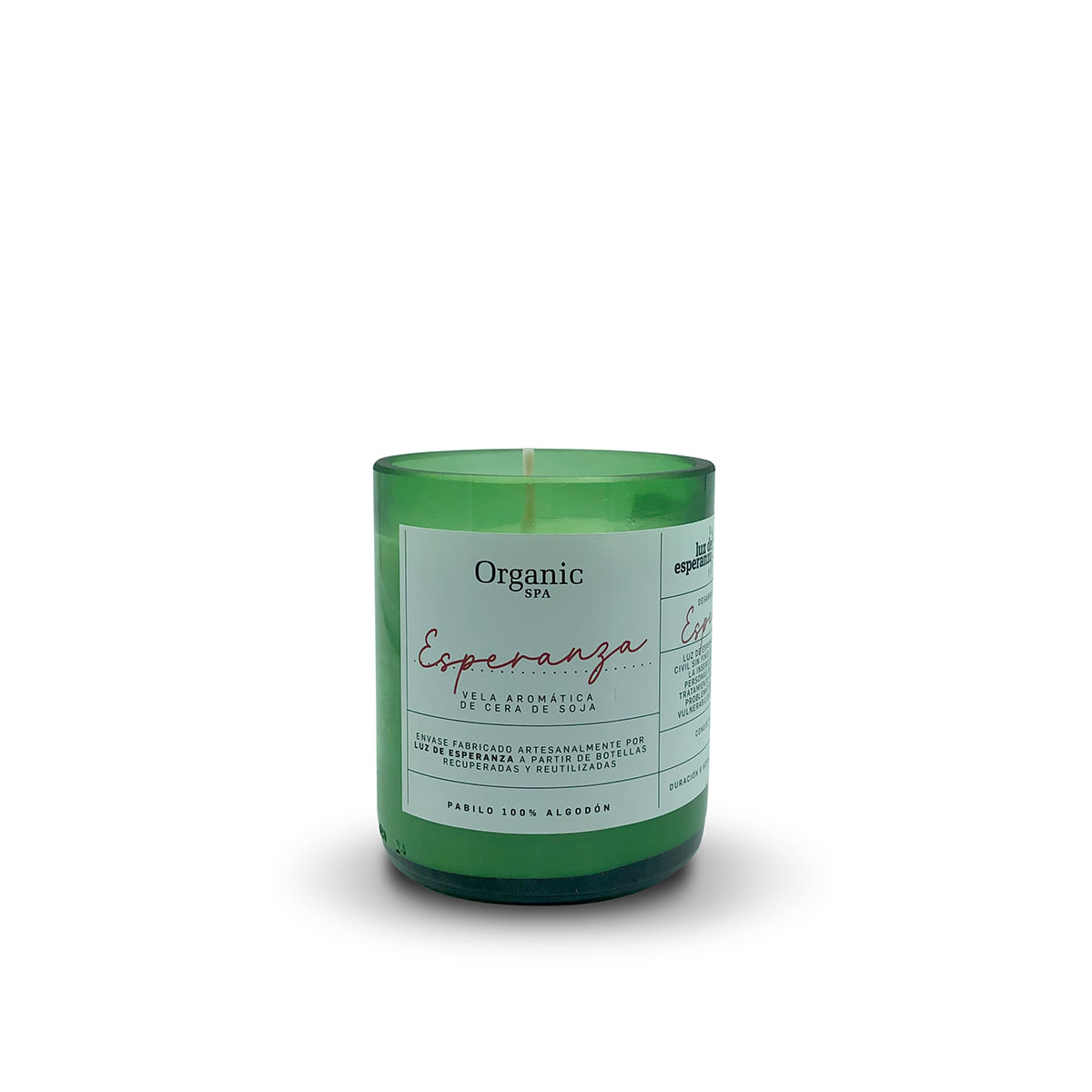 Vela Aromática Esperanza Vaso Organic Spa