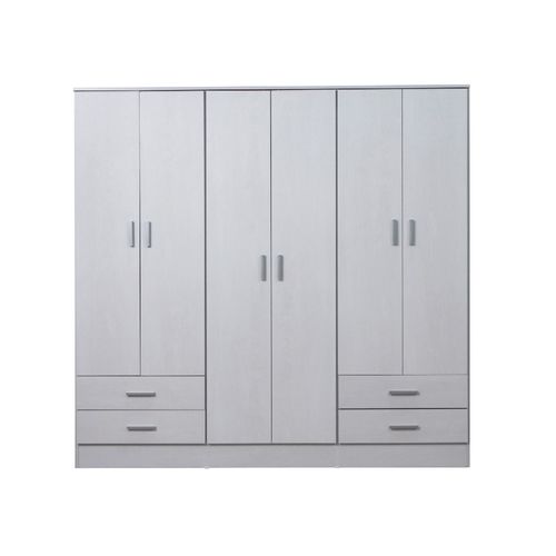 Placard 6 Puertas 169x47x182Cm Nevada Ricchezze