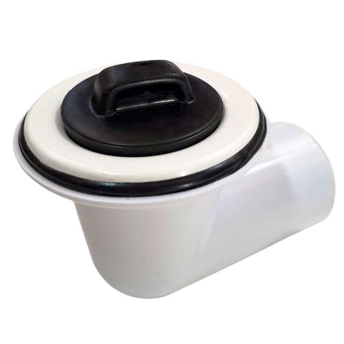 Sopapa Plástica Codo Rejilla Salida 40Mm