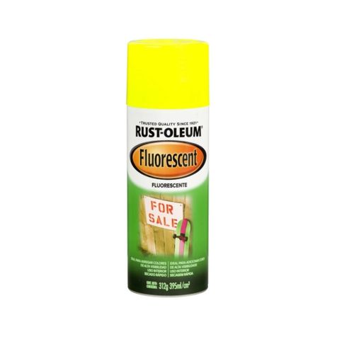 Aerosol Especial Fluo Amarillo Mate 312 Gr Rust Oleum