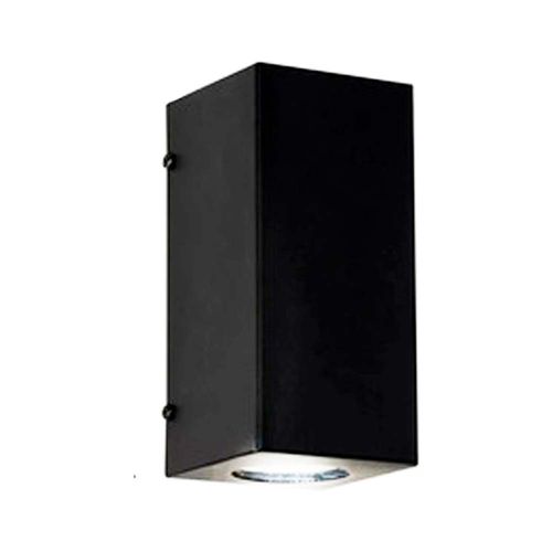 Aplique Difusor Bolonia 2 Luces Gu10 Negro Ferrolux