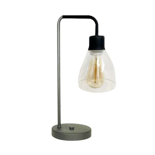 Lampara Escritorio Belu 1 Luz E27 Negro Don Bell