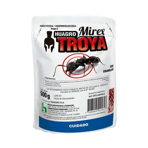 Cebo Hormiguicida Granulado X 500 Gr Mirex Troya Huagro