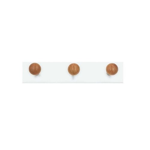 Perchero Pared 3 Ganchos Boton 26X5X5 Cm Suka