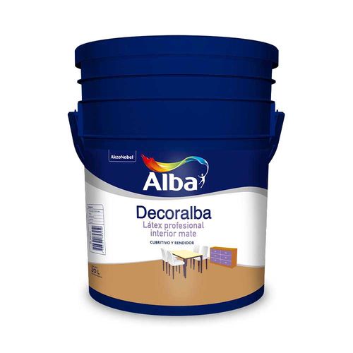 Látex Interior Profesional 20 L Alba Decoralba