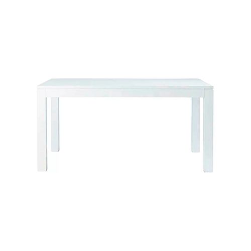 Mesa Comedor Escandinava 120X60X75 Cm Blanco Dielfe