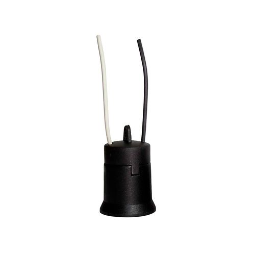 Kit 4 Portálamparas E27 Con Chicote Negro Berelec