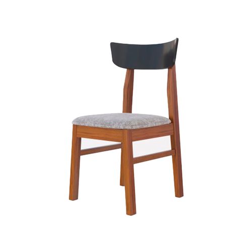 Silla 95x47x44Cm Castaño/Negro Mediterráneo Inmacol