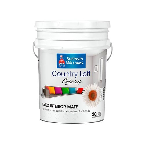 Látex Interior Blanco 20 L Country Loft