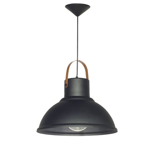 Colgante Vais E27 1L Industrial Negro Faroluz