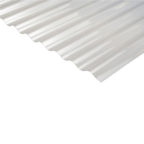 Policarbonato Acanalado Si 1,10X3 M 0,7 Mm Cristal Miolux