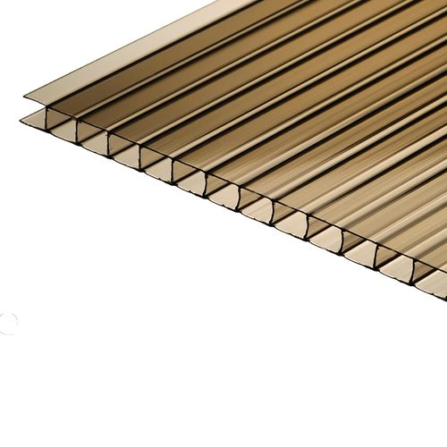 Policarbonato Alveolar 1,05X1,45 M 8 Mm Fume Miolux