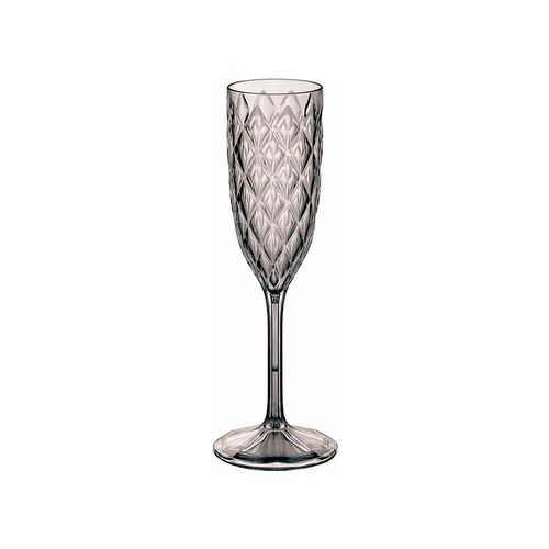 Copa Champagne Plastico Cristal Ambar