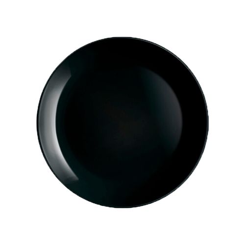 Plato Entrada Diwali Negro 19 Cm Luminarc